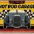 Placa metalica - Hot Rod Garage - 30x40 cm